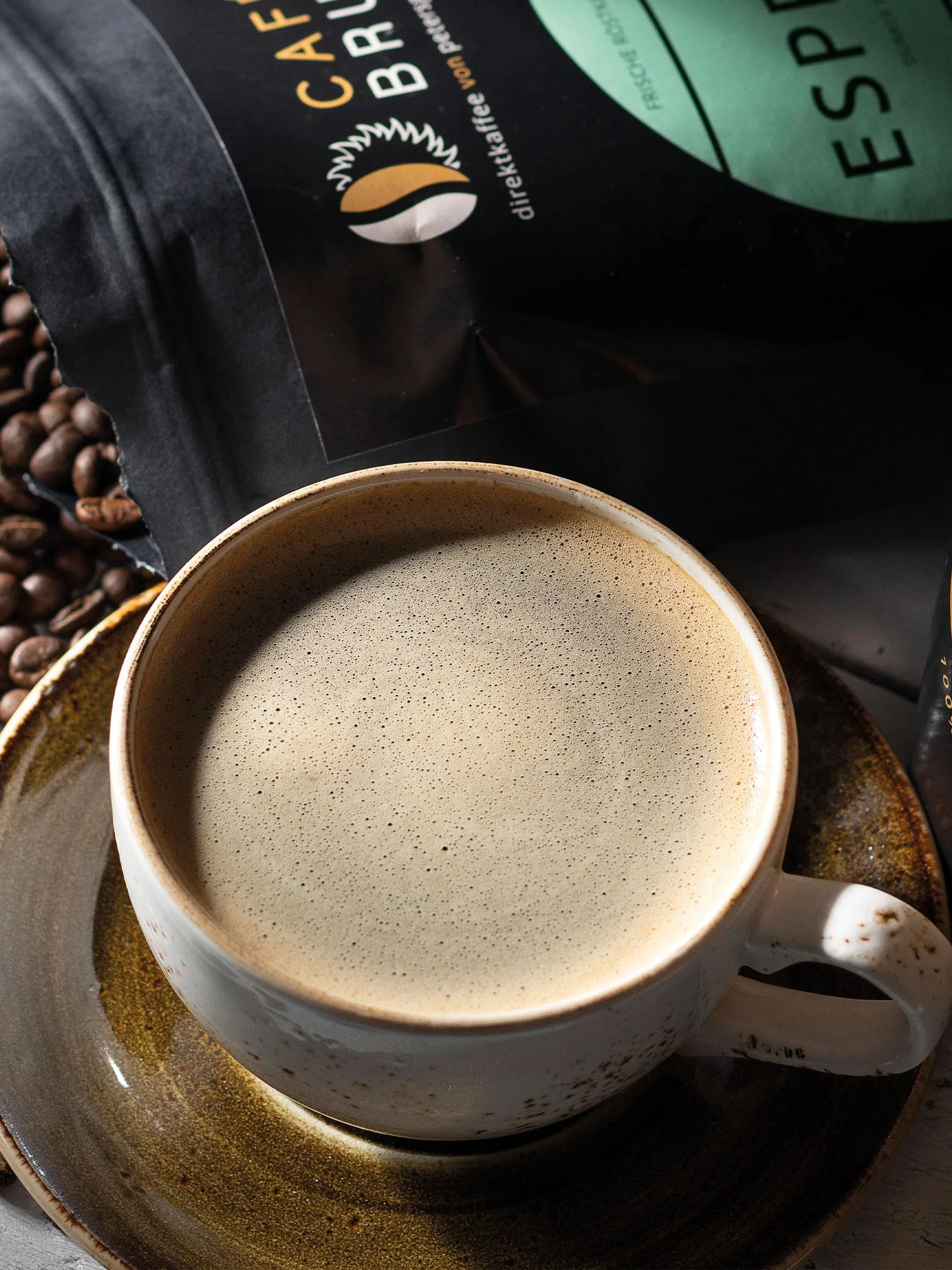 Ein Moment mit Kaffee.